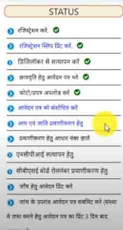 BA First Year UP scholarship की Form कैसे Apply करें