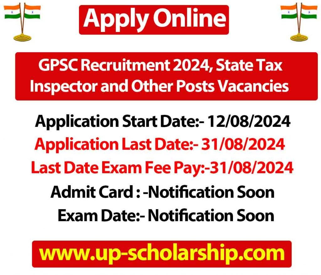 GPSC Recruitment 2024